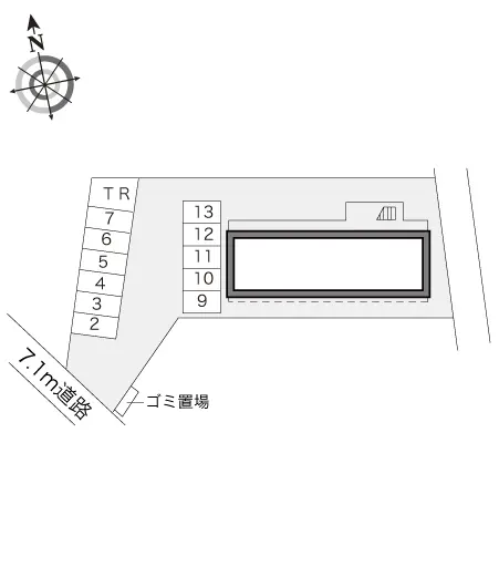 ★手数料０円★入間市仏子　月極駐車場（LP）